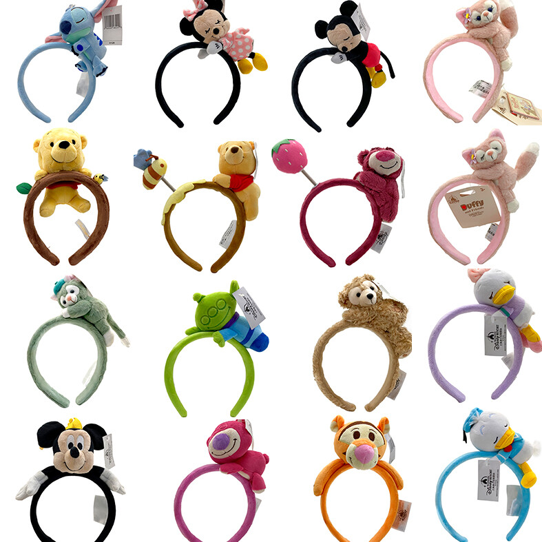 Disney Parks Duffy Stitch Doll Headband for Boys Girls Mickey Ears
