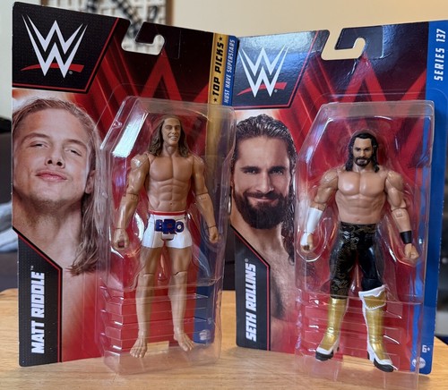 Wwe Top Picks Basic Matt Riddle & Seth Rollins Basic Series 137 New! - 第 1/5 張圖片