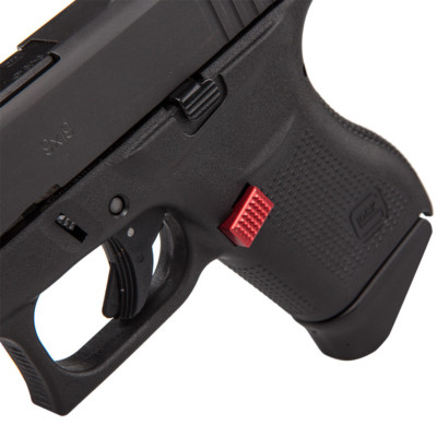 Checkered Extended Mag Catch For Glock 43 1309 Ebay