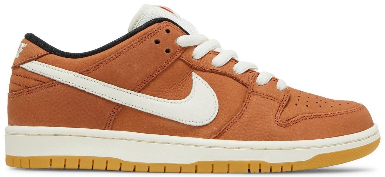 靴 NIKESB DUNK Dark Russet/Sail Dark Russet NIKE SB DUNK LOW 