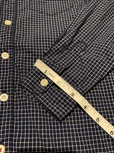Lot Of 4 Dress Shirts Boys Medium Long Sleeve Flannel All White Checkered Blue - Picture 11 of 24