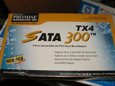 PROMISE SATA 300 TX4 PCI 4 port Serial ATA 3G Host Bus Adapter New 