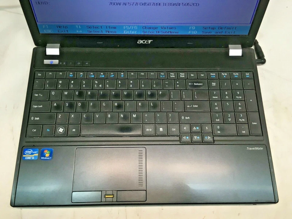 Acer Travel Mate 5760-6816 Core i3 Laptop Boots to BIOS Parts Bad LCD - JR - Image 3 of 4
