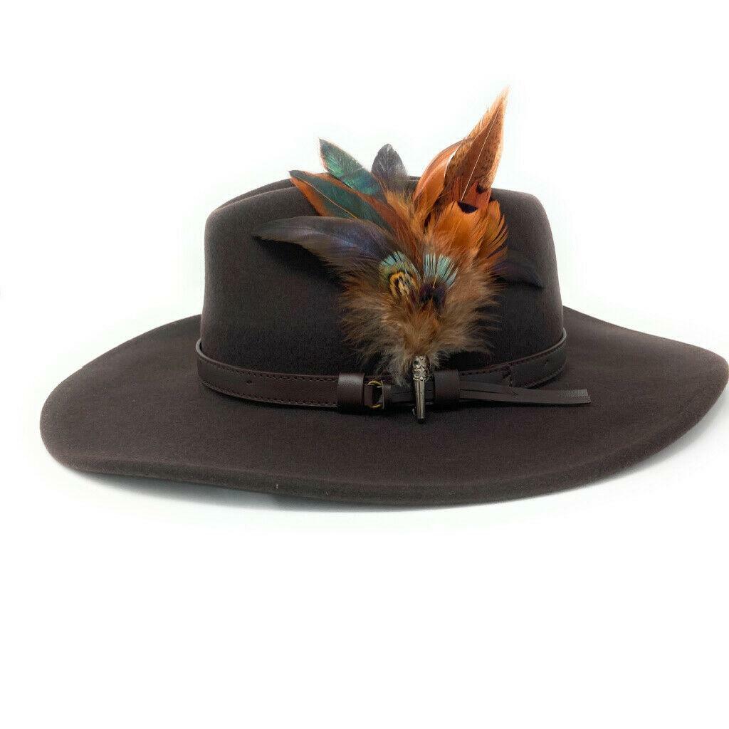 Fedora with Faux Feather and Bow Fedora With Bow - Etsy main image 4