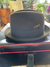 vintage resistol Men  s Fedora Hat Beaver Xxx