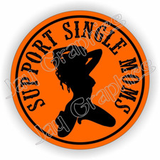 Support Single Moms Sticker Decal