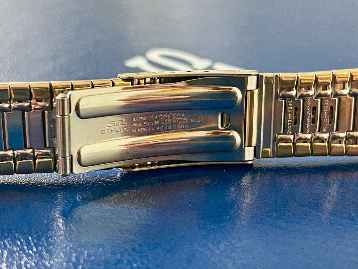 Vintage Seiko Stelux 1/20 10K yellow gold-filled 20mm vintage