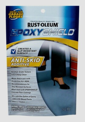 Rust-Oleum EPOXYSHIELD Indoor/Outdoor Clear ANTI-SKID ADDITIVE 3.4 oz 279847 NEW