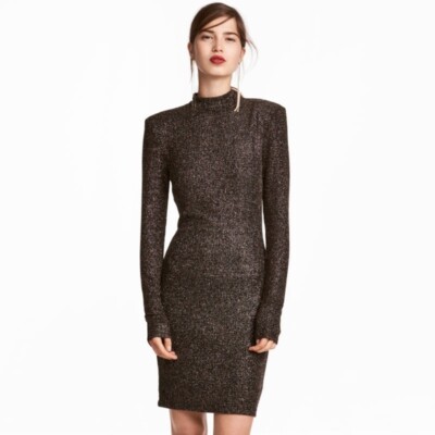 pearl dress black Wave Pearl Dress