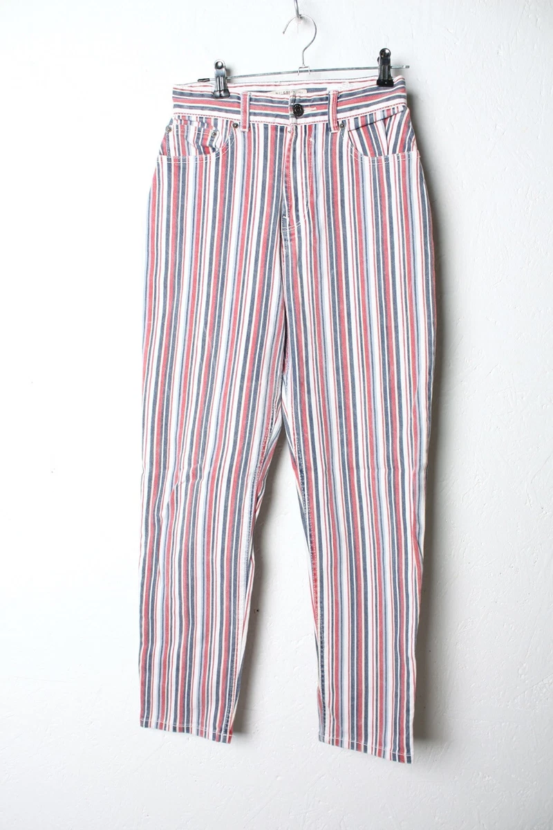 Pull and bear striped jeans discount