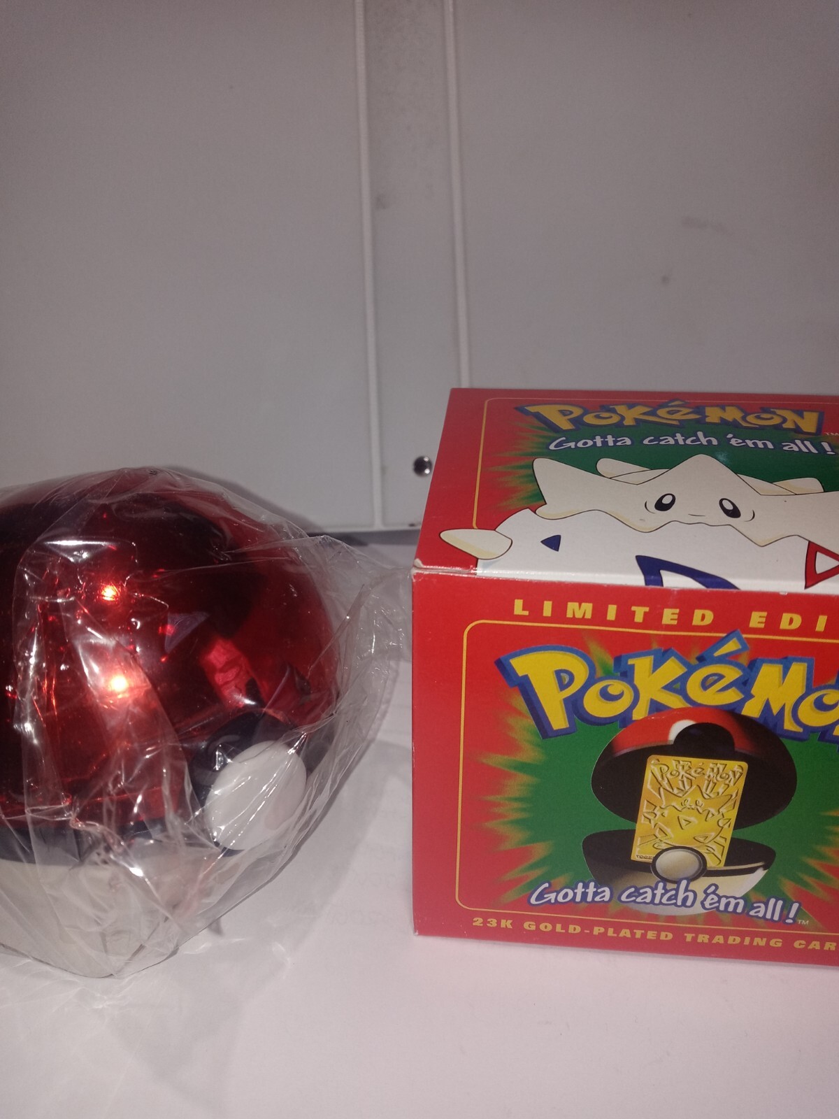 POKEMON 23K GOLD PLATED TRADING CARD "TOGEPI" BURGER KING 1999 UNOPEN - Picture 4 of 4