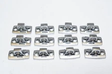 Lot of 12 Genuine Perko Tiller Rope Guide 1256 Chrome Plated Zinc 1-1/4" x 3/4"