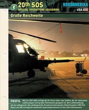 20th SOS - Special Operations Squadron - Große Reichweite - Infokarte