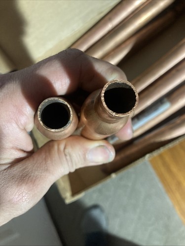 Nibco Stub Out,Wrot Copper,1/2"x12" Tube,FTG 39R735 (9 Total) - Picture 5 of 14