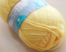 Lanett Superwash Yarn by Sandness Garn Lt Yellow 2001