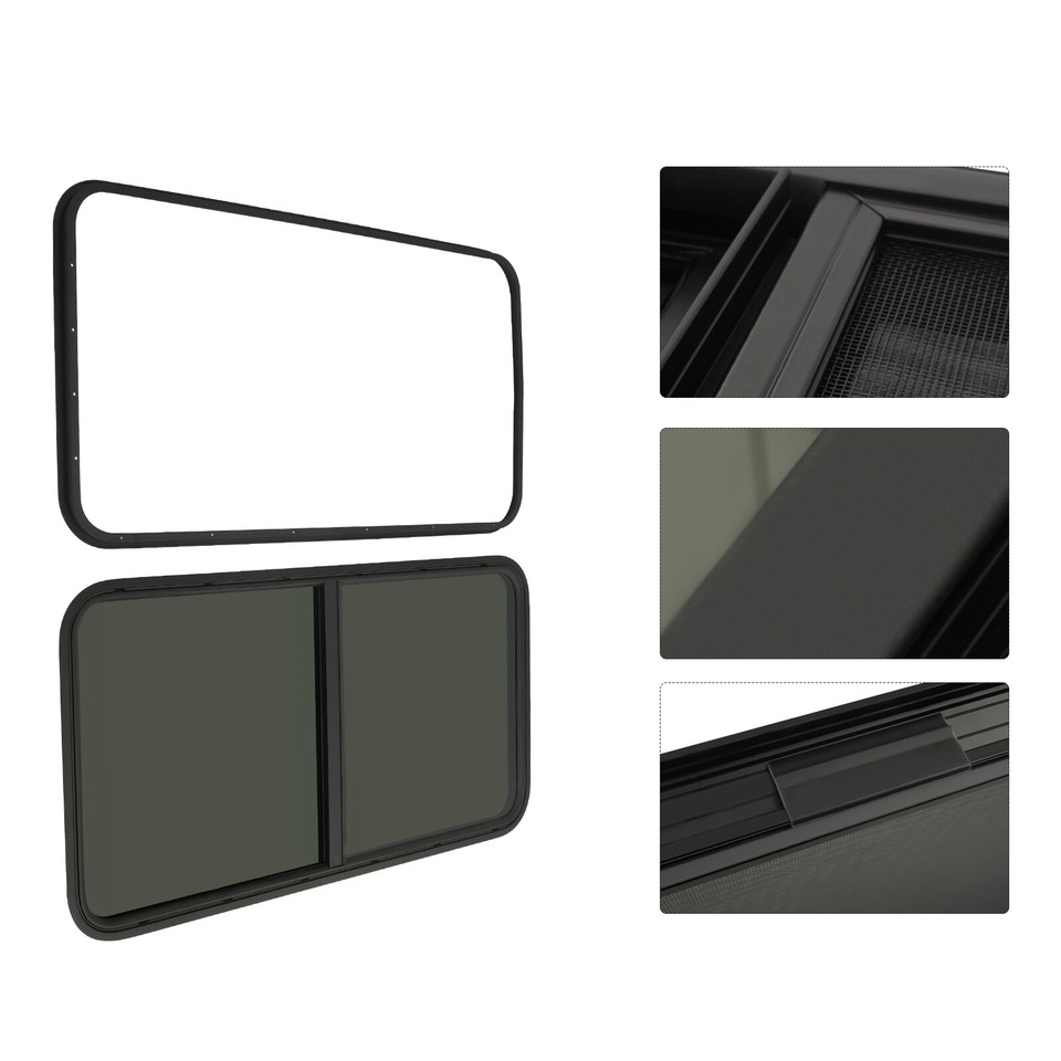 RV Window Horizontal Sliding Windows Multiple Wall Thicknesses ...