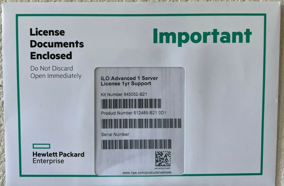 HPE ILO 4 | 5 Advanced 1 Server License 1yr Support with Entitlement - Image 2 of 4