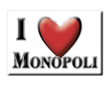 Calamita Monopoli (BA) - Puglia Magnete Da Frigo Souvenir Italia Idea Regalo