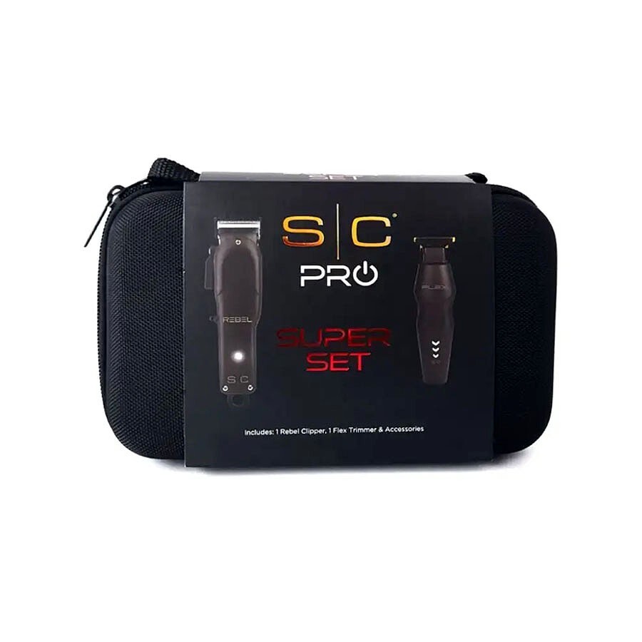 Stylecraft Pro Super Set Rebel Hair Clipper & Flex Trimmer Combo W