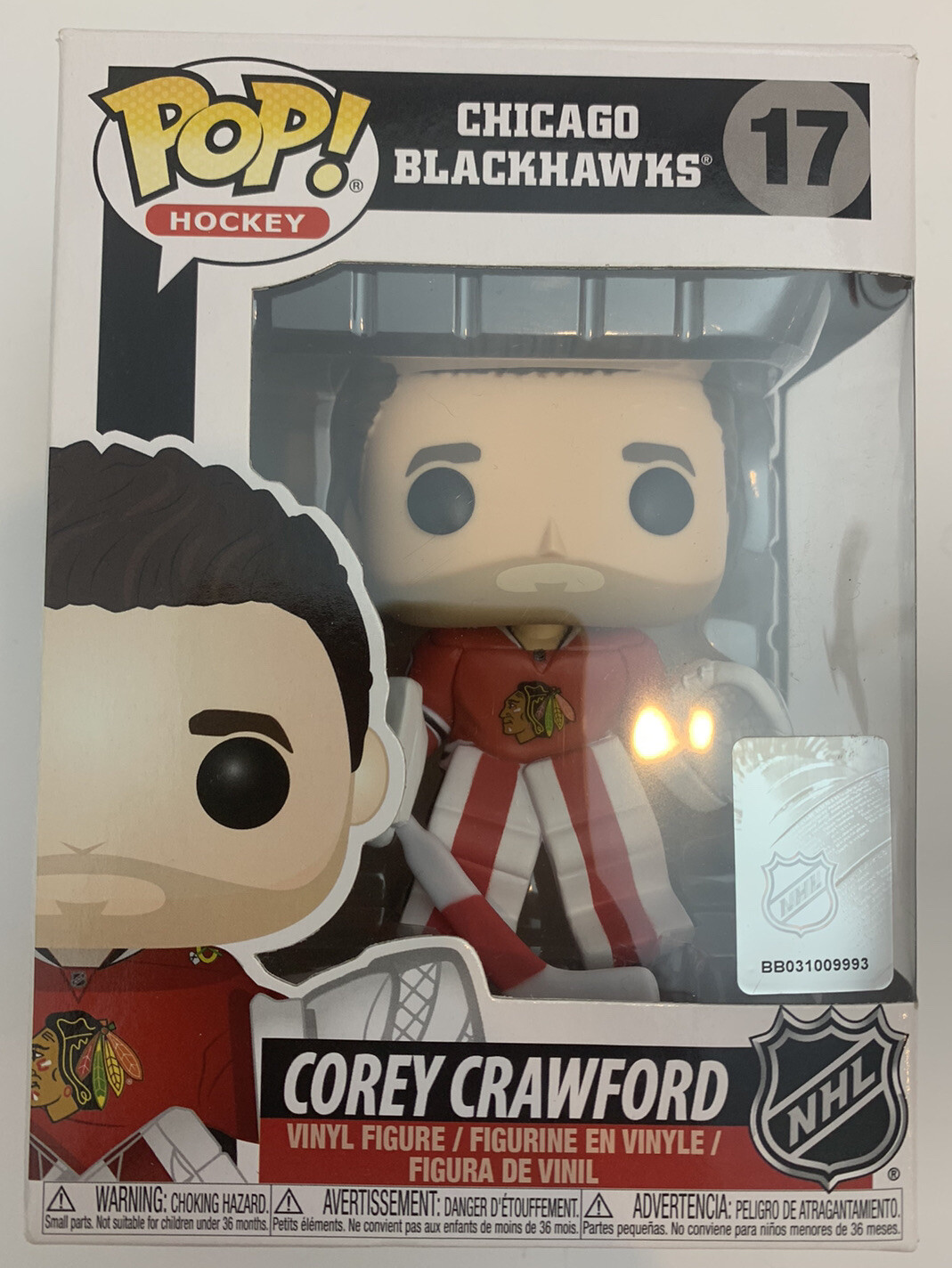 Corey Crawford Funko Pop #17 Factory Sealed Retired Rare Chase ?