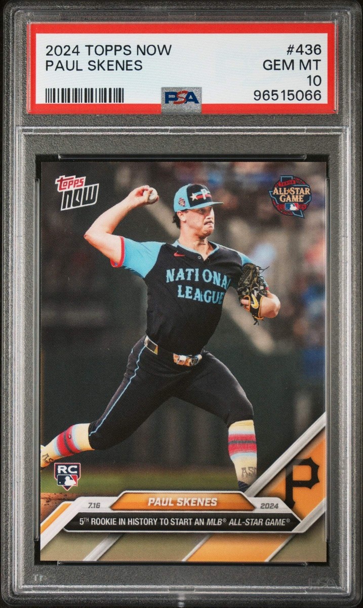 Topps - Topps Now ポール・スキーンズ 436SP パラレル　オールスター Paul Skenes 2024 MLB TOPPS NOW Card 436