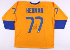 Victor Hedman Signed Team Sweden Jersey (JSA COA) Tampa Bay Lightning Defensemn