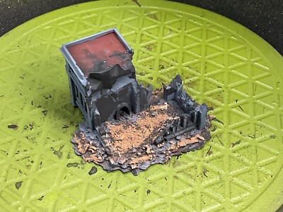 1/285 or 6mm  Painted  Damaged Multi Story Buildings