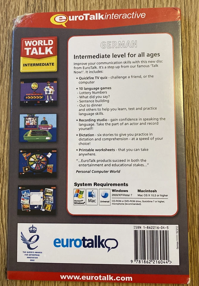 Eurotalk Interactive World Talk - Learn German (PC & MAC) - Brand New And Sealed - Image 2 of 4