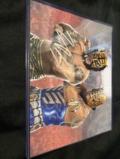 Gran Metalik & Lince Dorado Duel Autographed 8x10 WWE AEW TNA