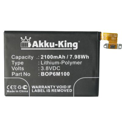 Akku-King Akku B0P6M100 für HTC One Mini 2 M5 M8 Mini One Remix 35H00216-00M
