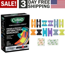 Adhesive Antibacterial Fabric Bandages Colored Finger Fingertip Knuckle Flexible