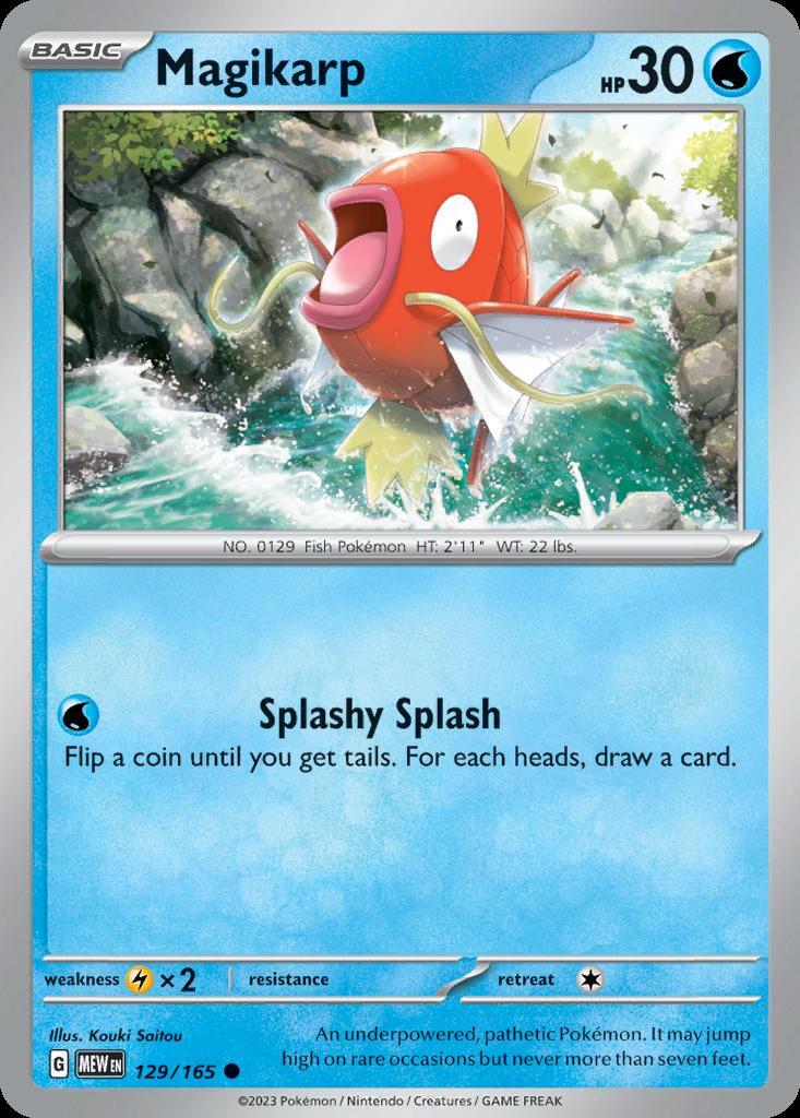 Pokemon Magikarp (129/210) 151 LP