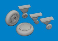 MW22 Eduard 6481089 F4F-4 Wheels Early 1/48 Brassin For Academy