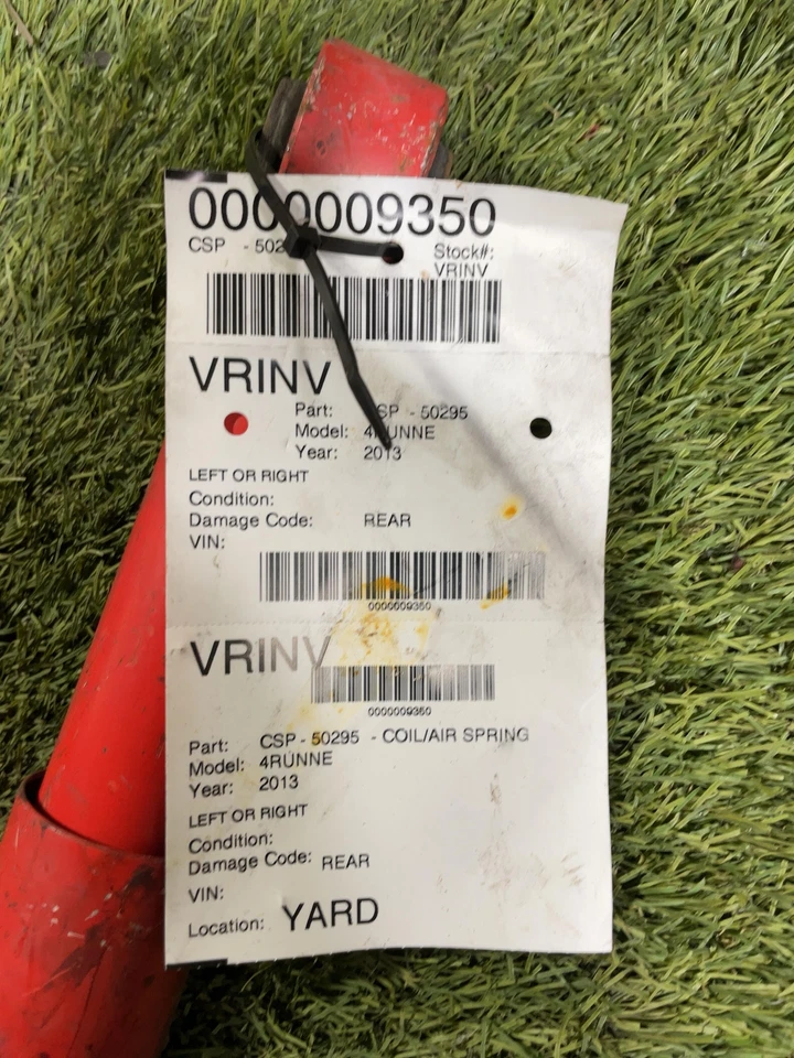 ✅ MUELLE NEUMÁTICO HELICOIDAL TOYOTA 4RUNNER 2024 OEM Foto 2 de 2