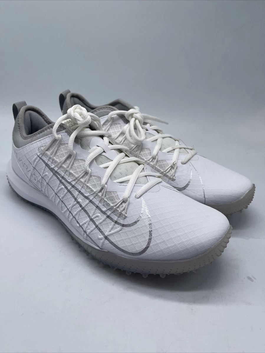 Nike Alpha Huarache 7 Pro LAX White Metallic Silver for Sale