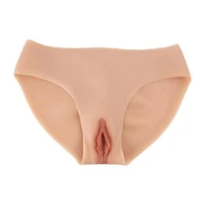 Silicone Underwear Shorts Panty Hip Shaping Transvestite Transgender Vagina Pant