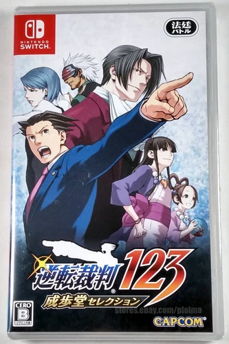 PHOENIX WRIGHT ACE ATTORNEY TRILOGY 1 2 3 1-3 New NINTENDO SWITCH Game JP Import