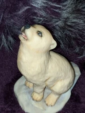 Aynsley  Master Craft Hand Painted Polar Bear Figurine