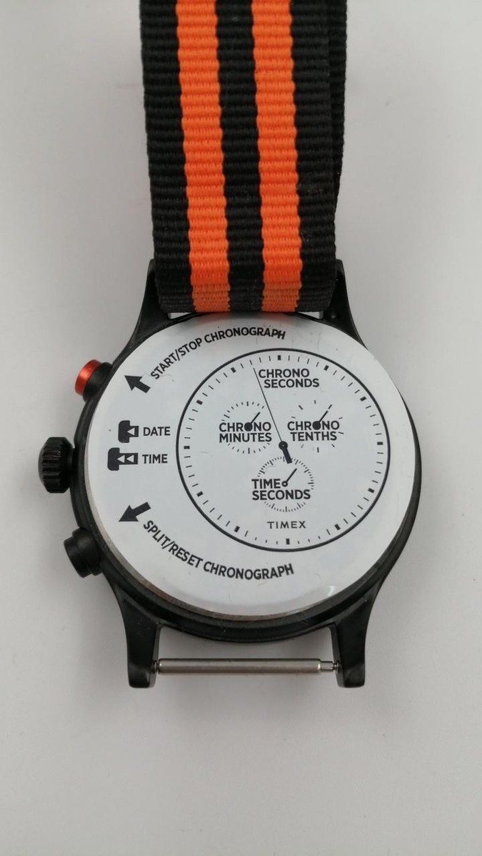 TIMEX CARHARTT WIP Range C Allied Chronograph I029862 100M WR Dual TIMEX CARHARTT WIP Range C Allied Chronograph I029862 100M WR Dual