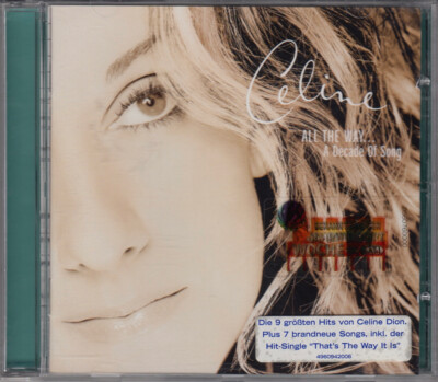 CELINE DION All The Way... A Decade Of Song - Best Of  CD Album 1999 WIE NEU