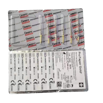 Dentsply ProTaper Gold Files Assorted SX-F3 31MM