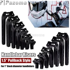 For Harley Sportster Dyna Softail 1" Club Style Pullback Style Handlebar Riser