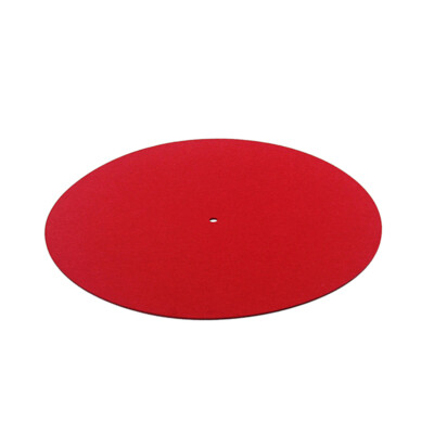 1L105 Turntable Platter Mat Anti-static LP Vinyl Record Players Wool Pad 300mm