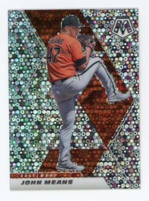 2021 Panini Mosaic John Means Quick Pitch Silver #131 Baltimore Orioles