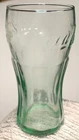 5" Coca Cola Classic Green Drinking Glass Vtg?