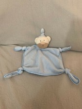 MINI MODE BOOTS BLUE BEAR FLAT TEDDY COMFORTER BLANKIE BLANKET 2008 SOOTHER