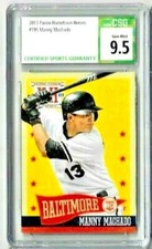 2013 Panini Hometown Heroes Manny Machado CSG 9.5 RC 
