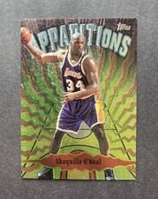 1998-99 Topps Apparitions #A5 Shaquille O’Neal Lakers HOF🔥