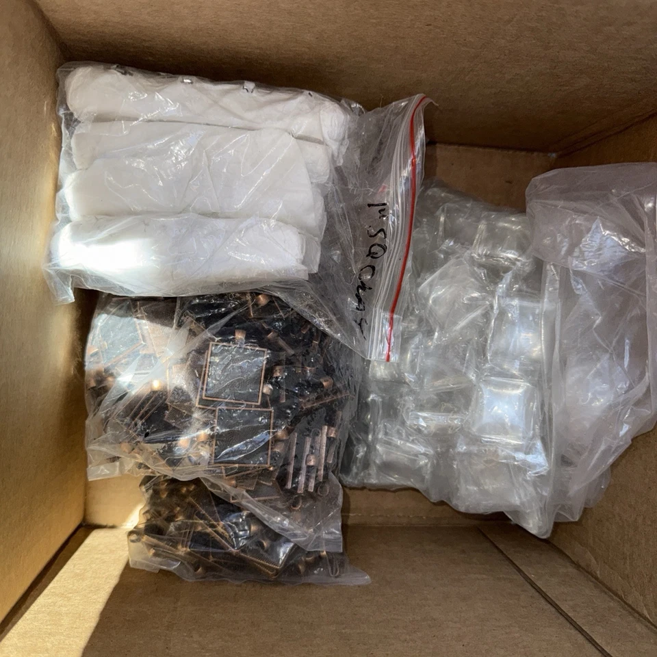 Gran Lote de Cabujones y Bandejas y Collares de Vidrio Más de 3500 Piezas BONITA Joyería Foto 4 de 4