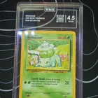 Wizards of the Coast 1999 Pokemon Base Set Bulbasaur 44/102 TAG 4.5 Graded